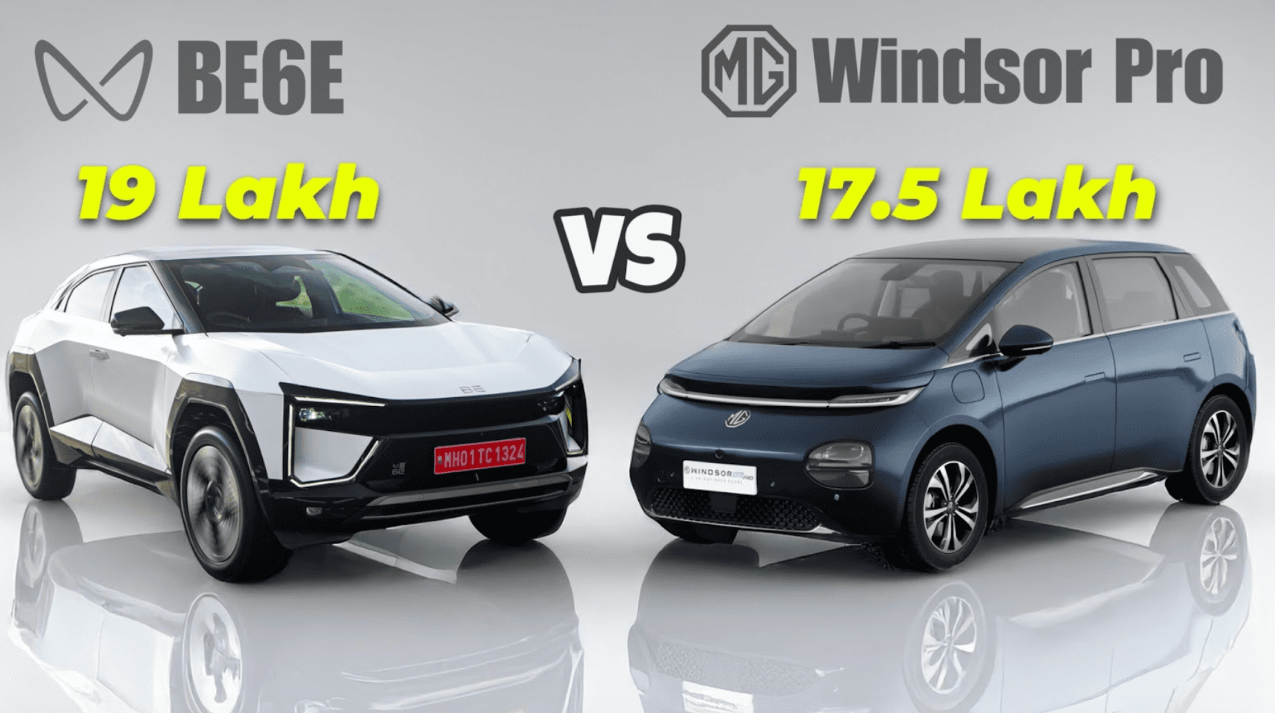 Windsor EV Pro vs Mahindra BE.6e: Which IS BEST ?